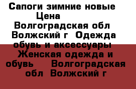 Сапоги зимние новые › Цена ­ 3 000 - Волгоградская обл., Волжский г. Одежда, обувь и аксессуары » Женская одежда и обувь   . Волгоградская обл.,Волжский г.